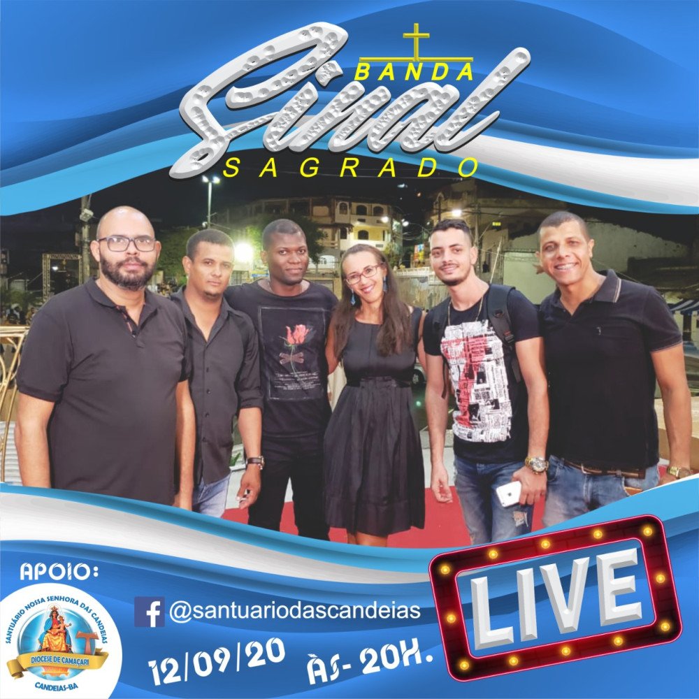 Candeias: Banda Sinal Sagrado faz live hoje à noite