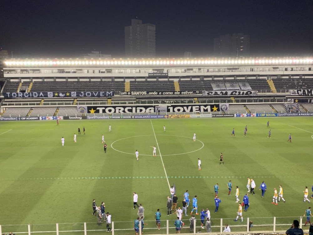 Bahia perde para o Santos na Vila Belmiro