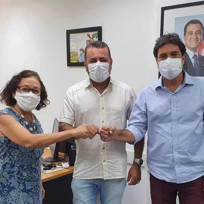 Prefeito eleito de Madre de Deus se reúne com deputados do PSB na Alba.