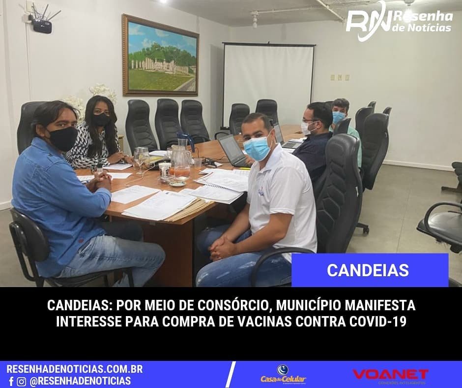 Candeias: por meio de consórcio, município manifesta interesse para compra de vacinas contra Covid-19