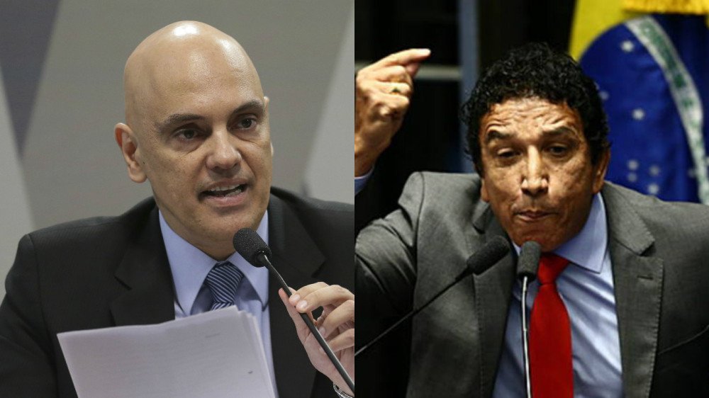 ‘O sr. não tem vergonha’?, diz Magno Malta a Alexandre de Moraes