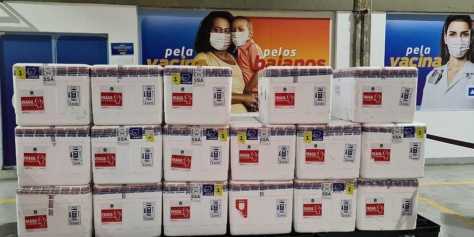 Bahia já vacinou 12,97% de sua população, relata consórcio de imprensa