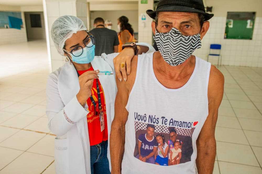 Madre de Deus tem 51% da população vacinada contra a Covid 19