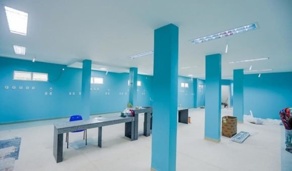Avançam as obras de construção da Unidade de Terapia Intensiva (UTI) em Simões Filho