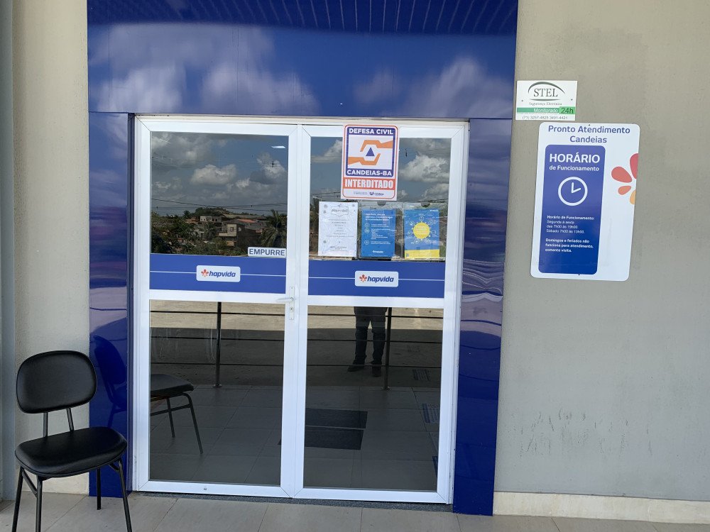 Clínica da HapVida de Candeias é interditada pela Defesa Civil
