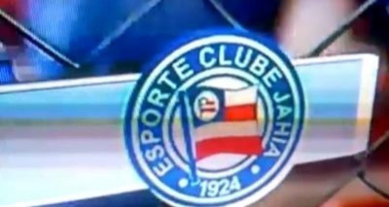 TV Bahia mostra escudo tricolor com nome 