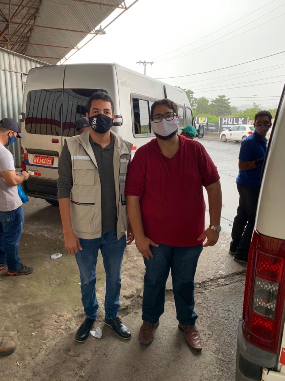 Após publicação do RN, secretário Emerson Nino confere de perto o fluxo de passageiros do Transporte Alternativo Candeias/Passé