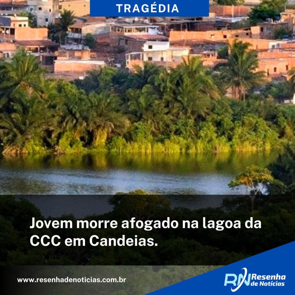 Jovem morre afogado na lagoa da CCC em Candeias