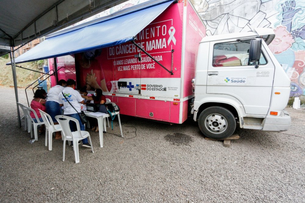 Prefeitura e Estado realizam Mutirão de Mamografia em Candeias até 06 de abril na Praça Dr. Gualberto