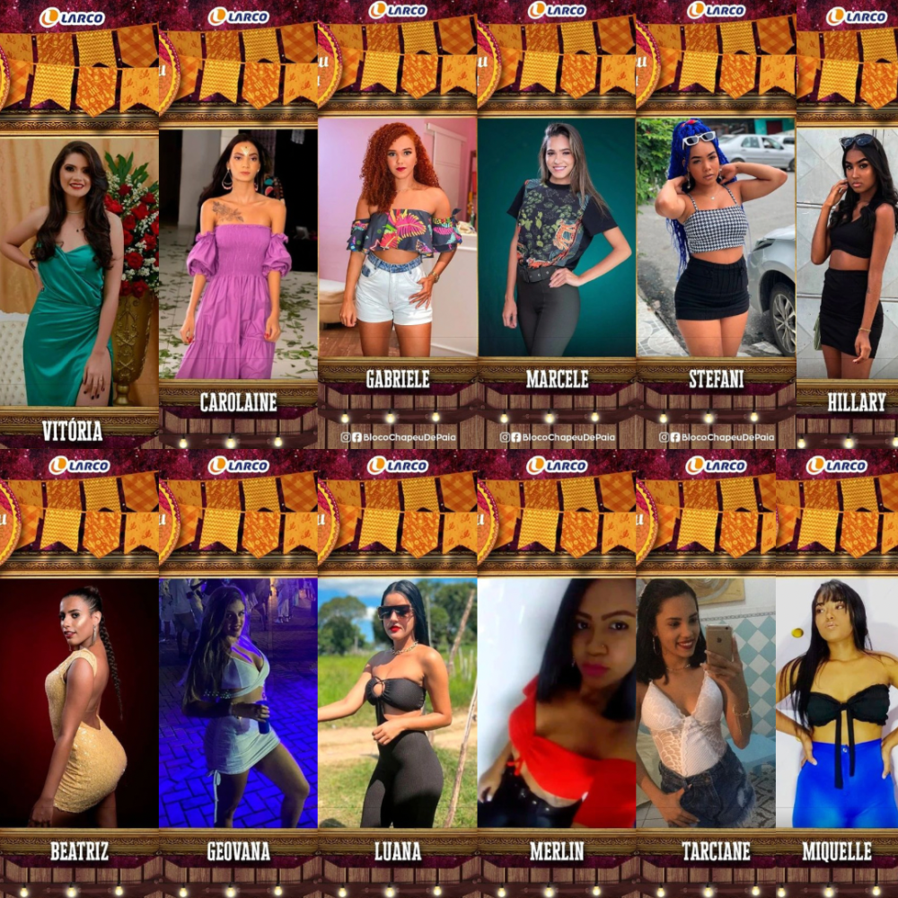 Quem é a sua favorita? Bloco “Chapéu de Paia” divulga lista de candidatas à rainha 2022
