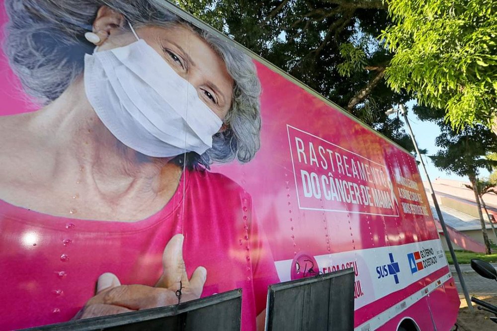 Governo do Estado leva carreta da mamografia para São Sebastião do Passé