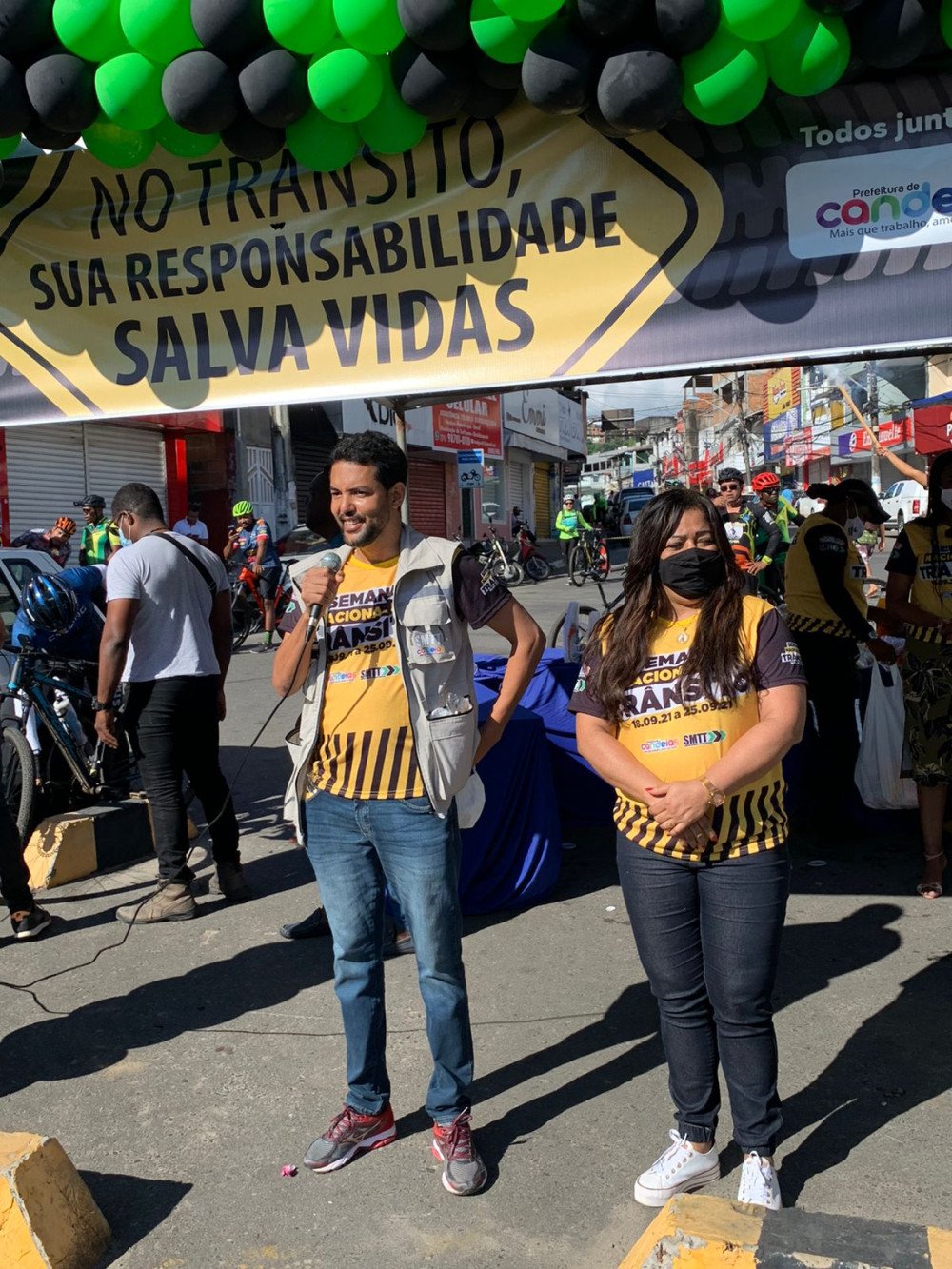 CANDEIAS: PREFEITURA INICIA CAMPANHA MAIO AMARELO DE CONSCIENTIZAÇÃO NO TRÂNSITO