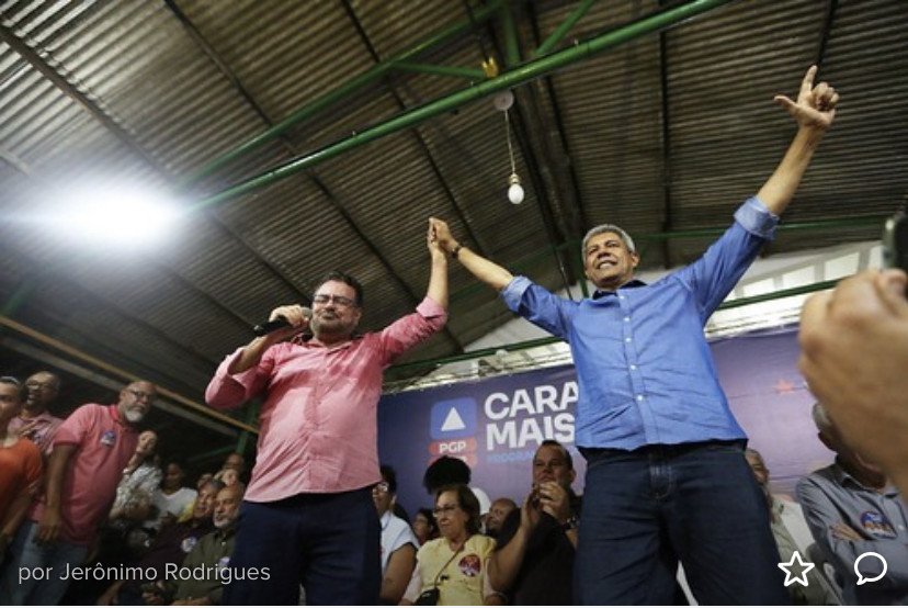 Madre de Deus: Ao lado de Dailton, Jerônimo afirma que Programa de Governo vai estar alinhado com projeto de Lula