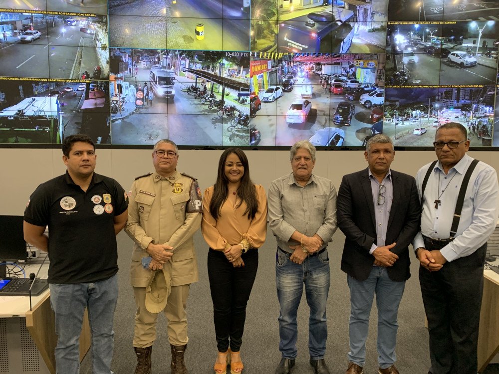 Candeias: Governo do Estado disponibiliza sistema de câmeras com reconhecimento facial para o Arraiá do Aconchego.