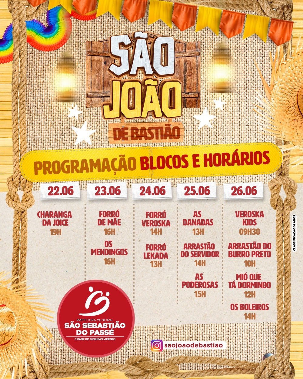 São João é em Bastião! Cidade se prepara para festejo junino