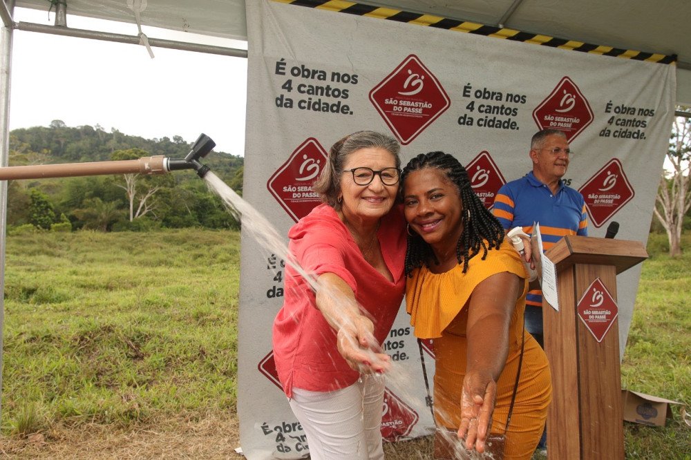 São Sebastião do Passé: Prefeitura realiza a entrega do Poço artesiano da Barroquinha, em Banco de Areia