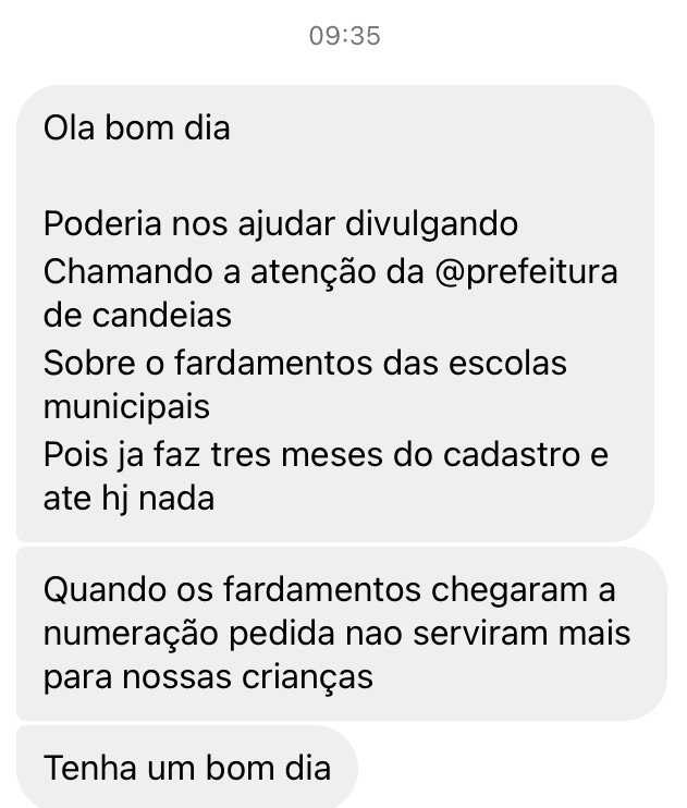 Pais relatam três meses de atraso na entrega do fardamento escolar em Candeias