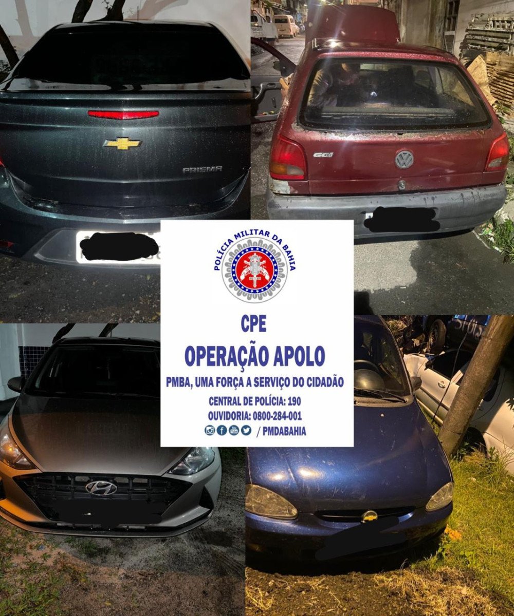 RMS: Operação Apolo prende dupla por roubo de quatro veículos em Camaçari