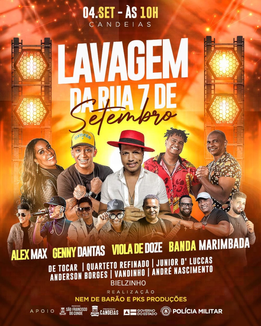 Tradicional Lavagem da Rua 07 de Setembro ocorre neste domingo(04)