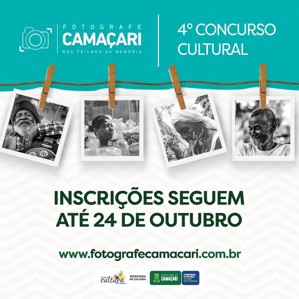 Inscrições para concurso cultural Fotografe Camaçari seguem até 24 de outubro