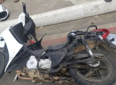 Jequié: Mulher fica ferida após ter motocicleta atingida por carro