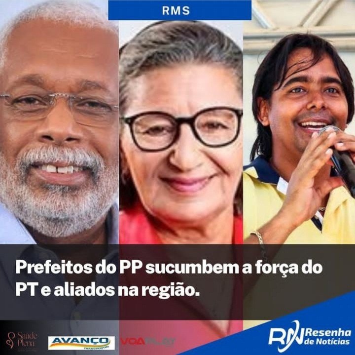 Prefeitos do PP sucumbem a força do PT e aliados na região.