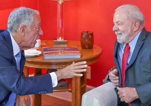 Lula se reúne com presidente de Portugal nesta sexta-feira