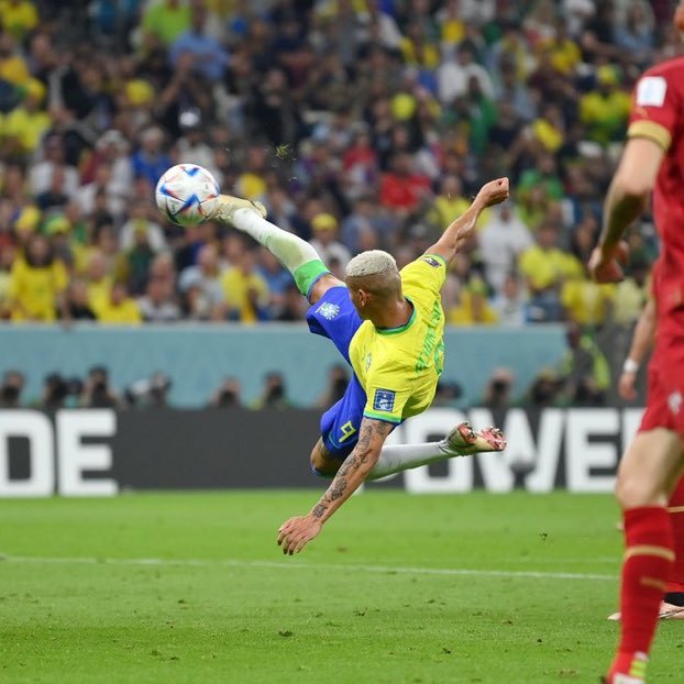 Brasil faz 2 a 0 sobre a Sérvia com golaço de Richarlison