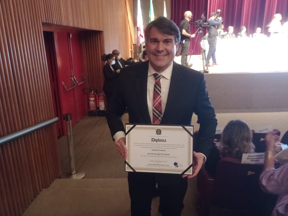 Campeão de votos pelo PP, Niltinho é diplomado como deputado estadual para segundo mandato