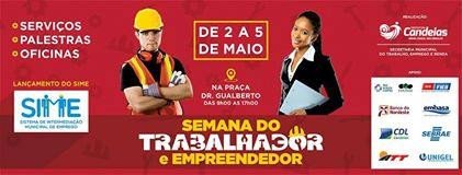 Candeias: Prefeitura promove “Semana do Trabalhador”