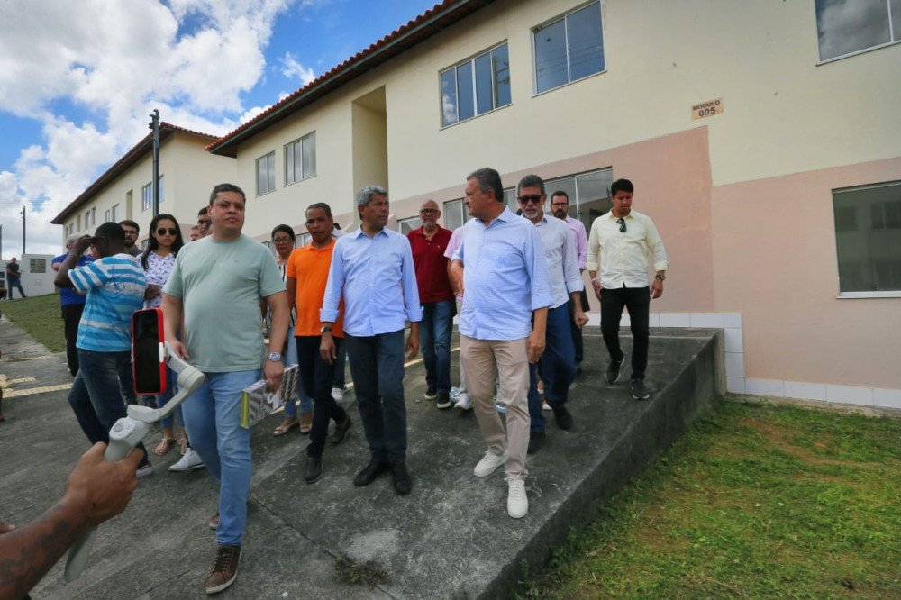 Jerônimo e Rui vistoriam obras federais em Feira de Santana, Santo Amaro e Lauro de Freitas