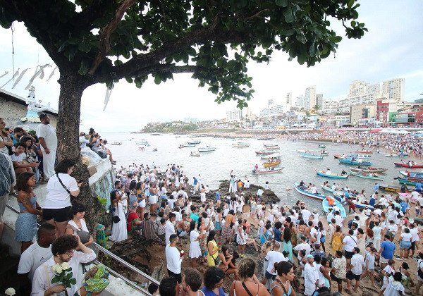 Nenhum crime contra a vida é registrado na Festa de Iemanjá