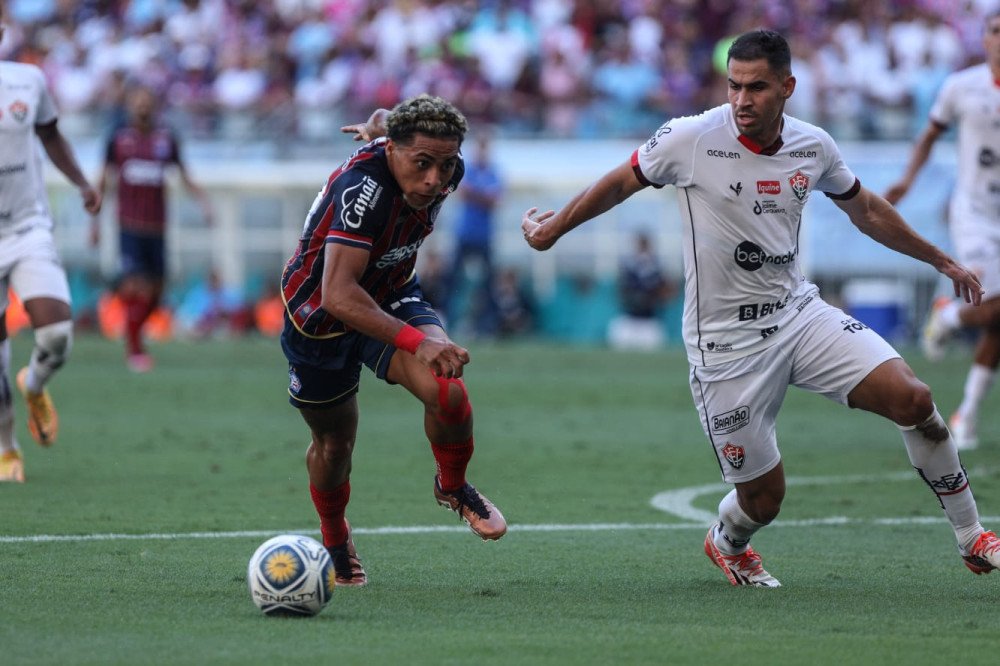 Em jogo fraco, Bahia e Vitória empatam na Fonte e decepcionam ainda mais no Nordeste
