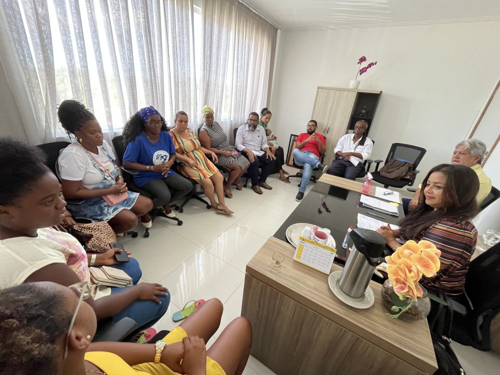 Articulada pelo mandato de Maria Del Carmen, vice-prefeita e Comissão Nacional de Segurança Alimentar se reúnem em Candeias