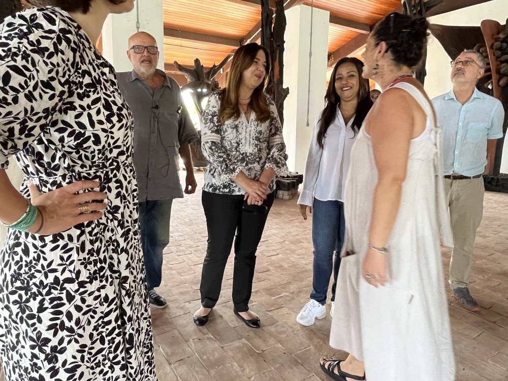 Primeira-dama do Estado e vice-prefeita vistoriam Museu do Recôncavo em Candeias