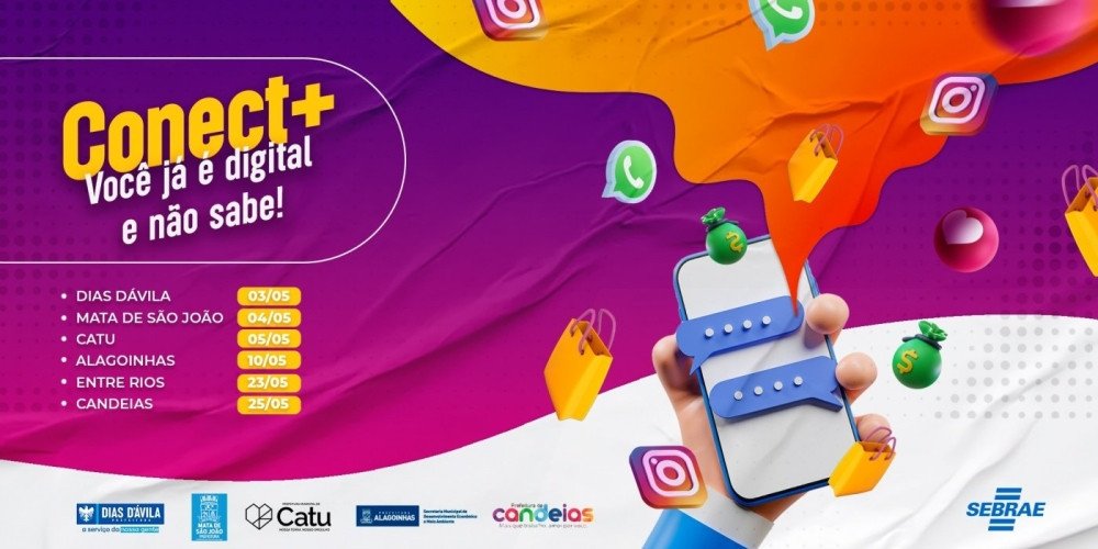 SEBRAE e Municipíos levam palestras sobre conexão digital para população