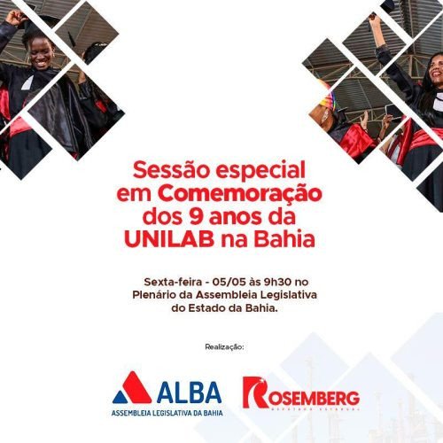UNILAB RECEBE HOMENAGEM EM SESSÃO NO LEGISLATIVO BAIANO