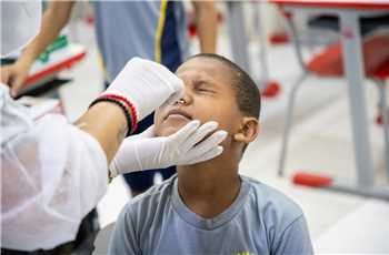 Madre de Deus testa alunos para Covid-19