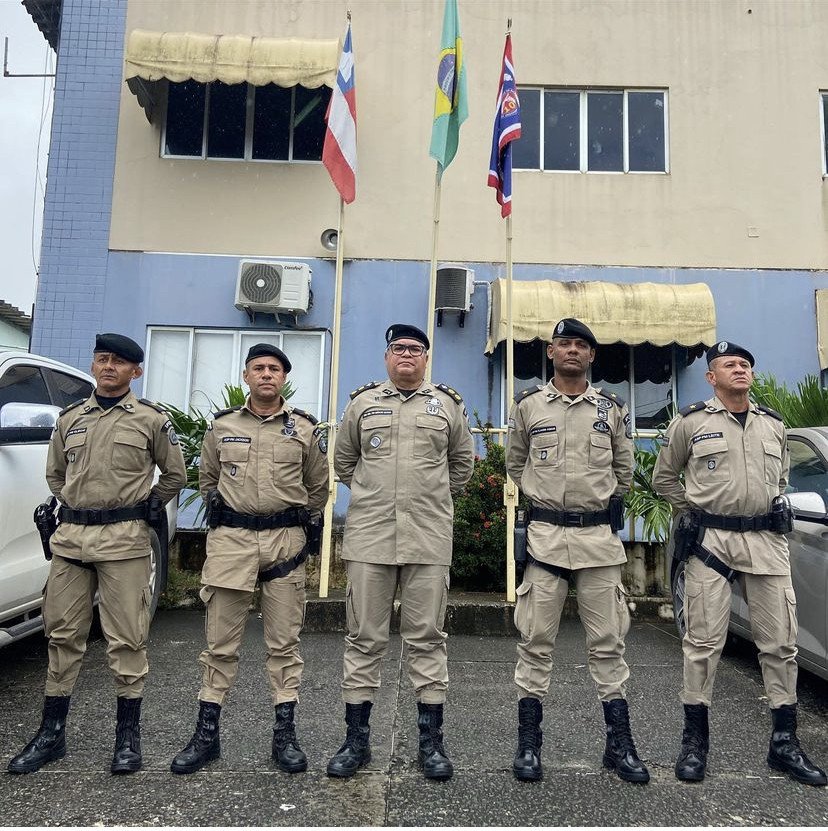 10ª CIPM: Novos policiais são recebidos pelo Tenente-coronel Márcio Sousa