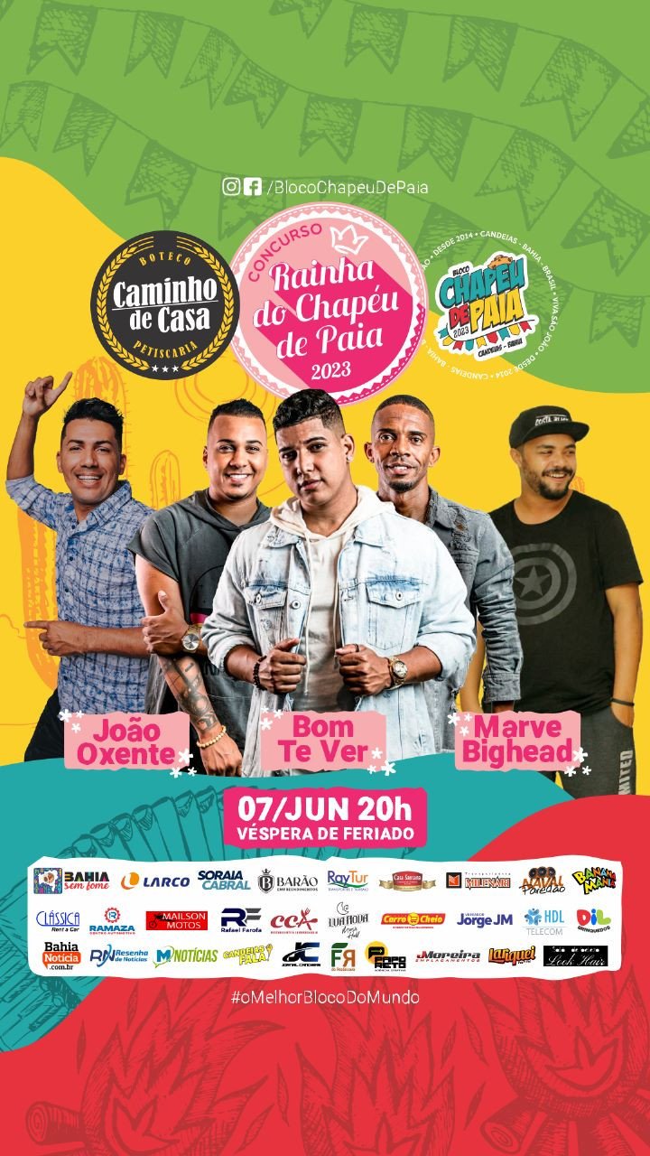 Boteco Caminho de Casa recebe nesta quarta-feira (07) grande final do Rainha “Chapéu de Paia”