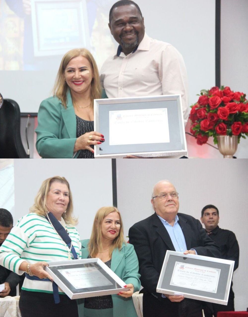 Vereadora Rita Loira concede títulos de cidadão candeiense a diversas personalidades do Município 