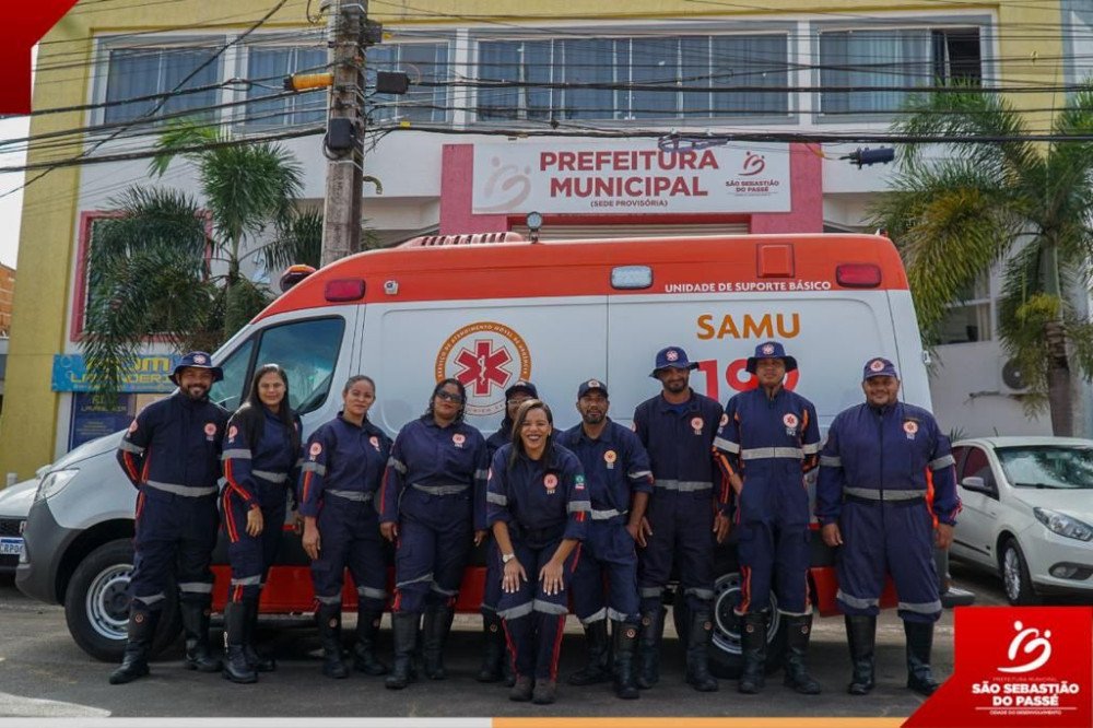 São Sebastião do Passé recebe uma nova ambulância do SAMU e fortalece a capacidade do município em atendimento a emergências médicas