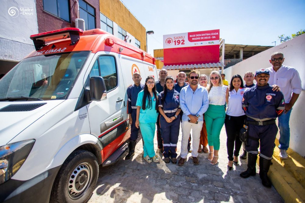 Prefeito entrega Base Descentralizada do SAMU em Madre de Deus