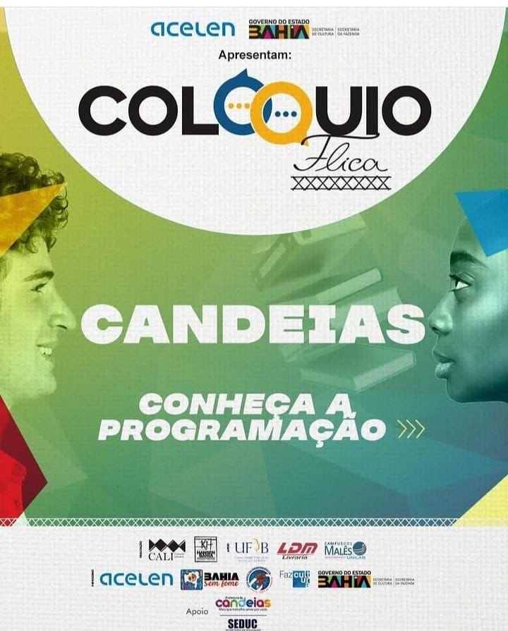 Já com gostinho de saudade, o Colóquio FLICA, depois de passar pelos municípios de Cachoeira, São Francisco do Conde, Madre de Deus, chega nesta sexta-feira, 28, em Candeias com uma programação toda especial.