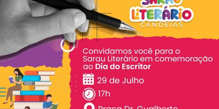 Candeias: Sarau Literário acontece neste sábado (29)
