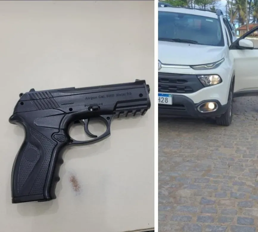 Polícia frustra assalto a carro em Buraquinho e vítima agradece