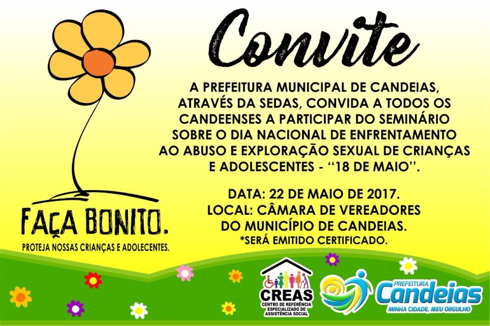 Prefeitura Promove seminário sobre o Dia Nacional de Combate ao Abuso Sexual de Crianças e Adolescentes