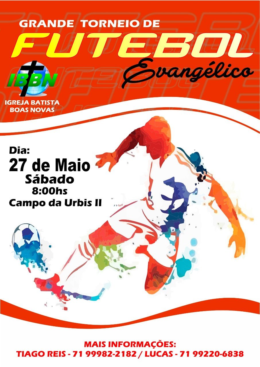 Igrejas Evangélicas realizam torneio beneficente em Candeias !