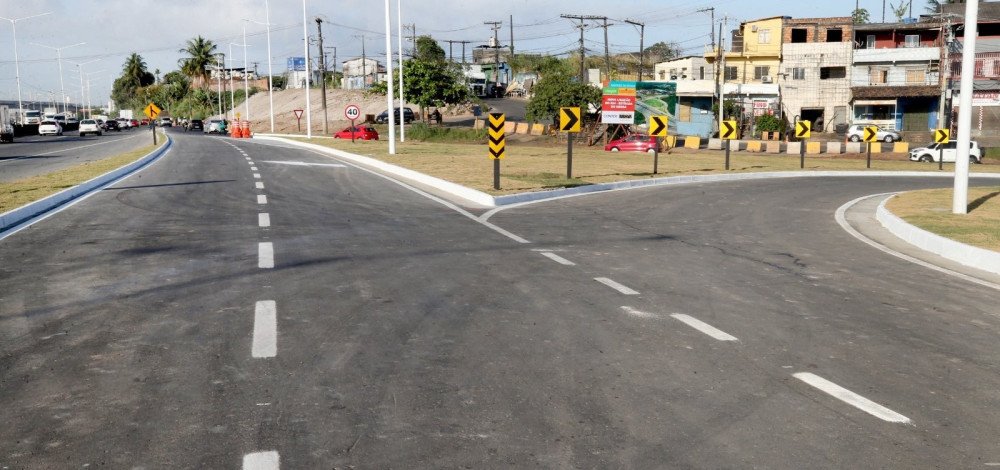 Nova ligação entre a BR-324 e a Estrada do Derba é inaugurada