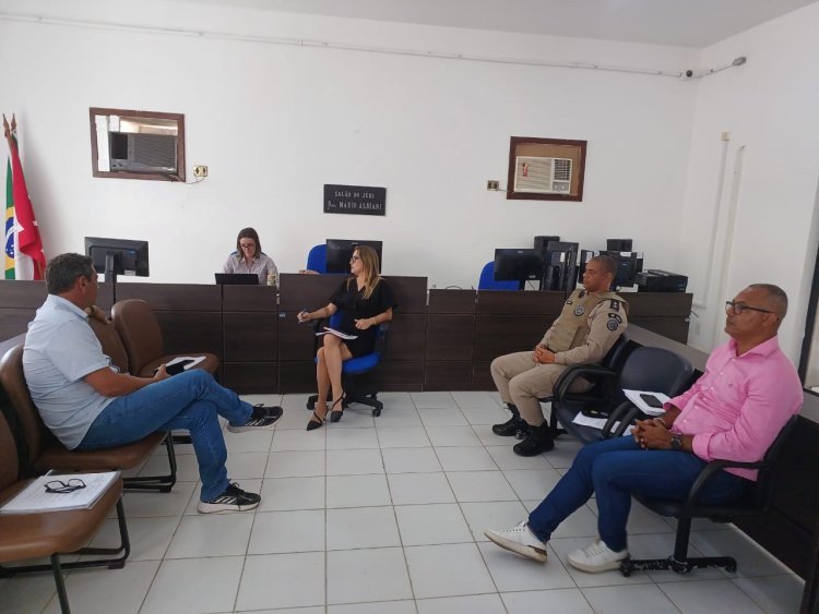 São Sebastião do Passé: 10ª CIPM se reúne com o MP e Secretarias do Município para alinhar o combate a poluição sonora.